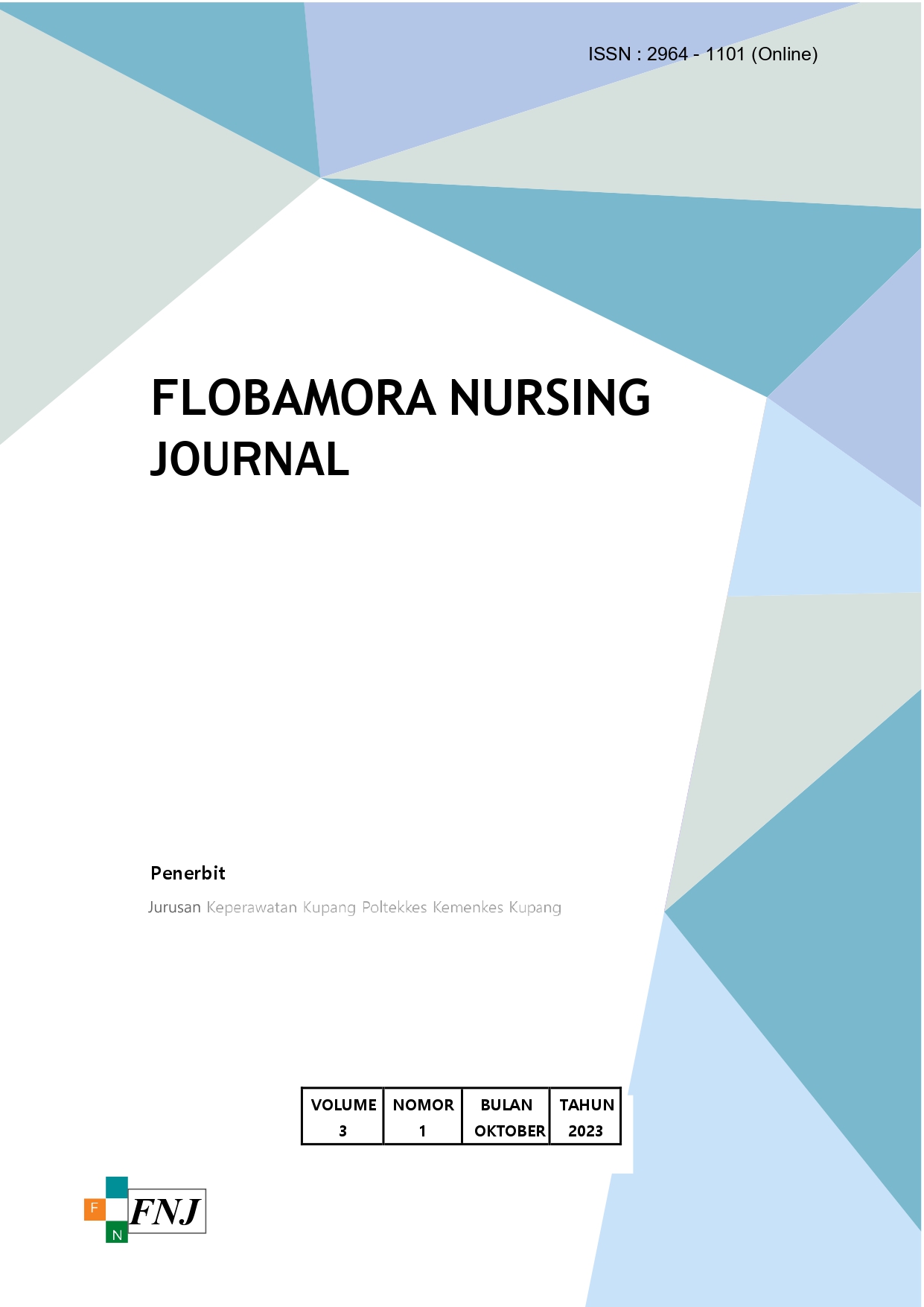 					View Vol. 3 No. 1 (2023): Flobamora Nursing Journal
				