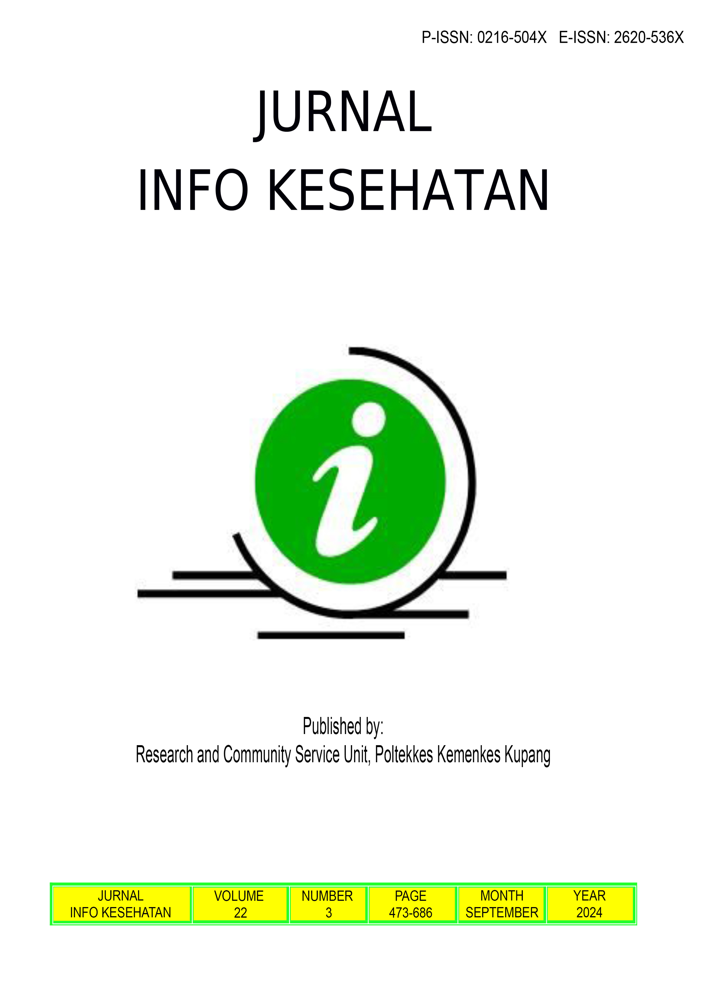 					View Vol. 22 No. 3 (2024):  JURNAL INFO KESEHATAN
				